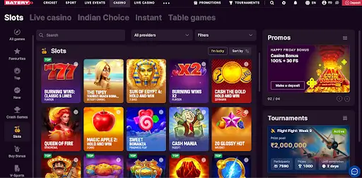 Battery Casino Slots